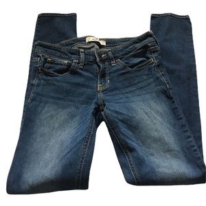 Hollister Low Rise Skinny Medium Wash Jeans size 3R